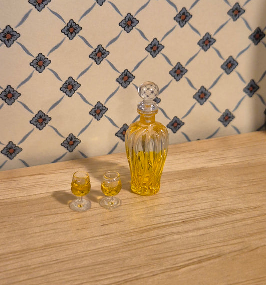 Karaffel med glas
