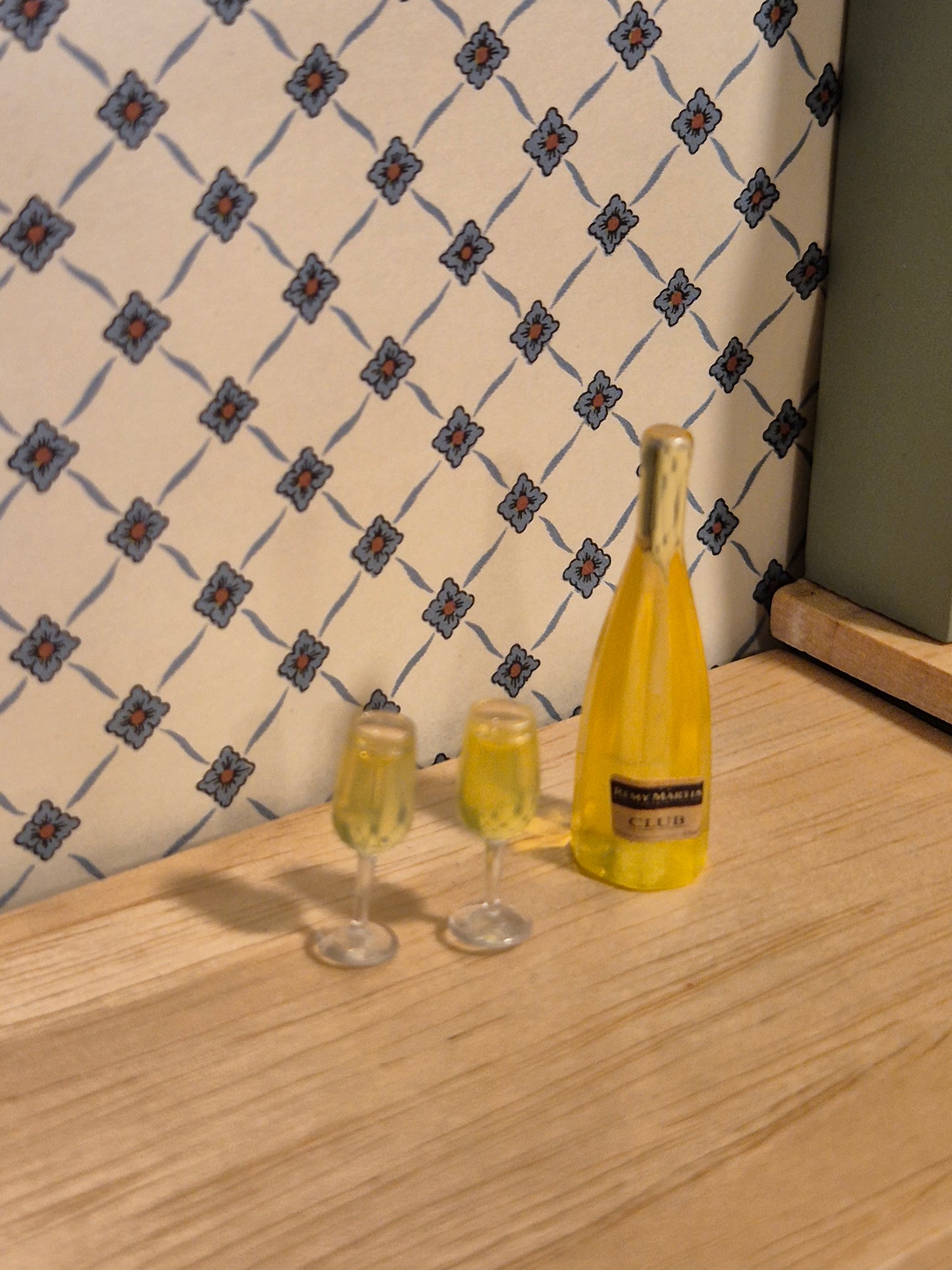 1:12 vin og vinglas sæt