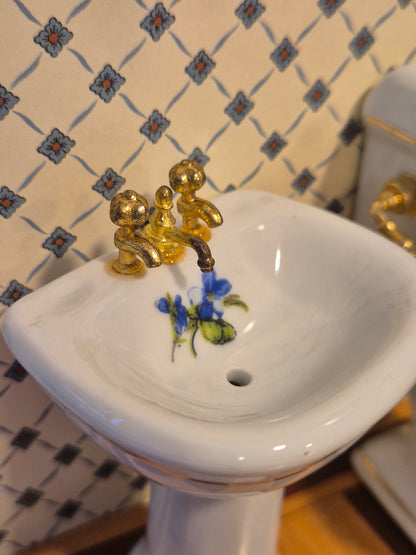 1:12 porcelæn badeværelse