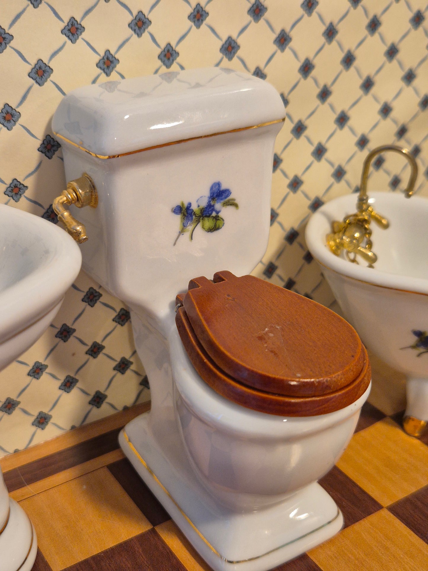 1:12 porcelæn badeværelse