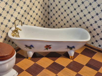 1:12 porcelæn badeværelse