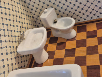 1:12 badeværelse, uden toiletbræt