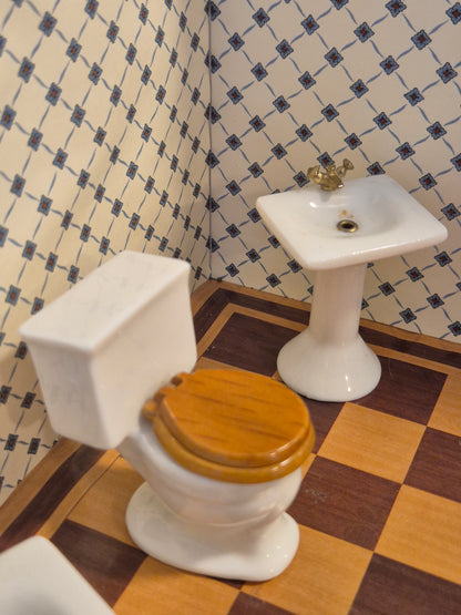 1:14 porcelæn badeværelse