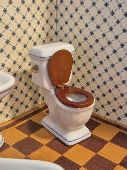 1:12 porcelæn badeværelse