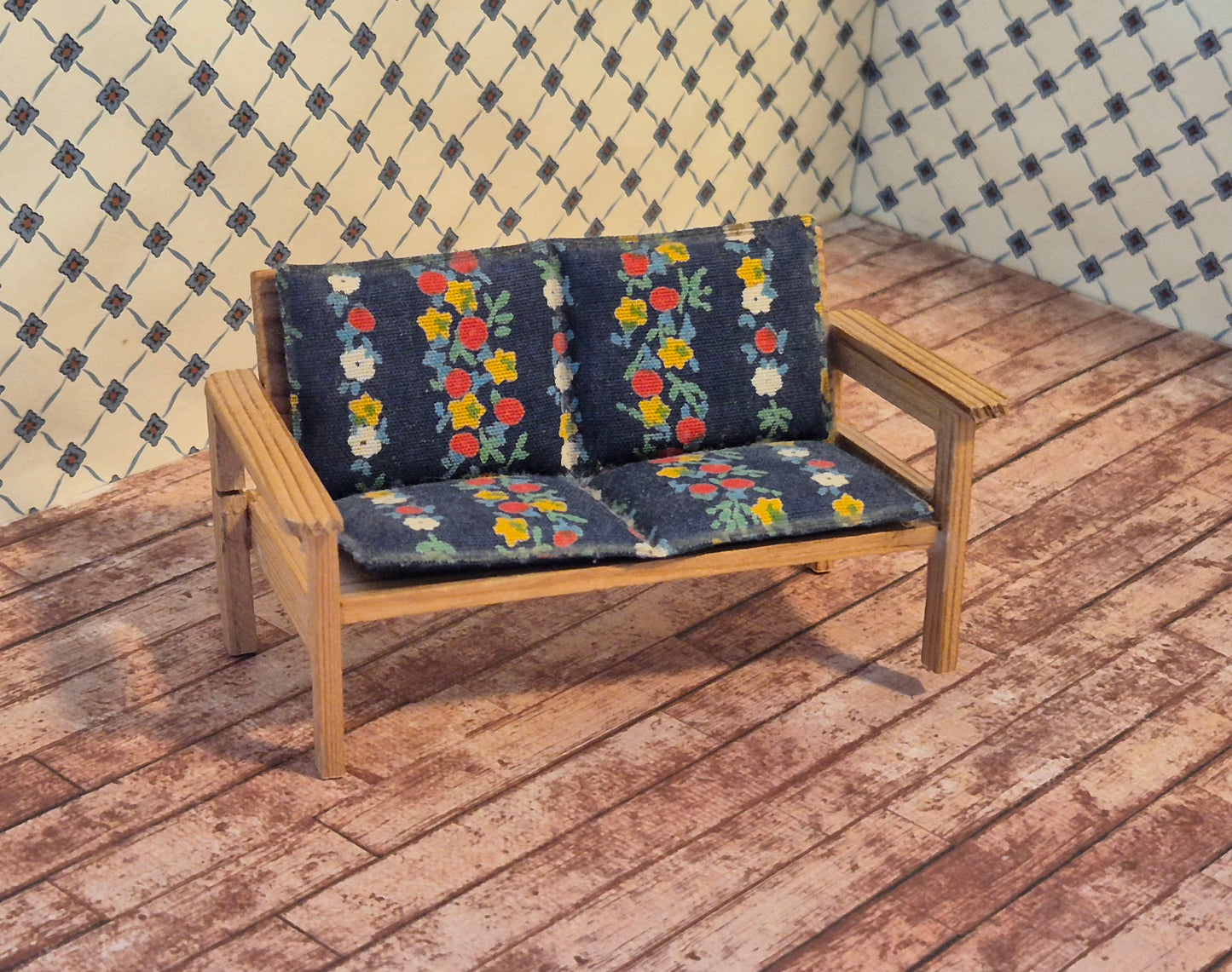 Lisa havesofa, limet skæv