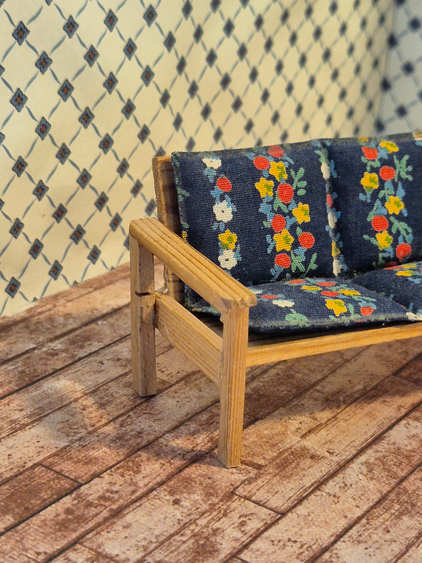 Lisa havesofa, limet skæv