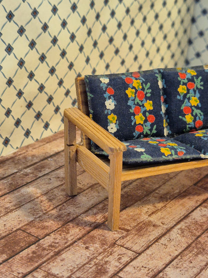 Lisa havesofa, limet skæv