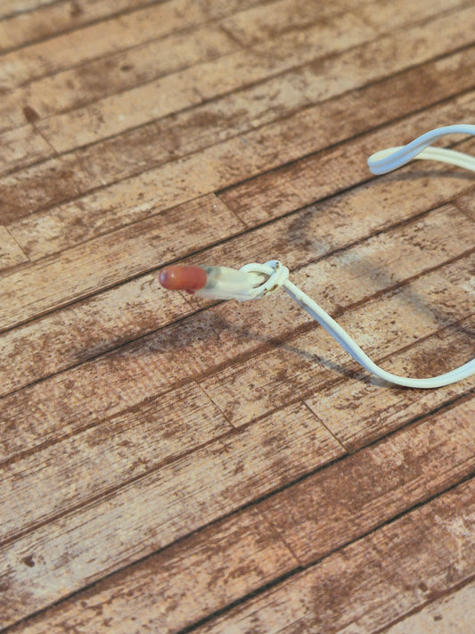 Lundby rød lyspære