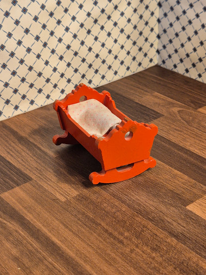 Lundby vugge med sengetøj