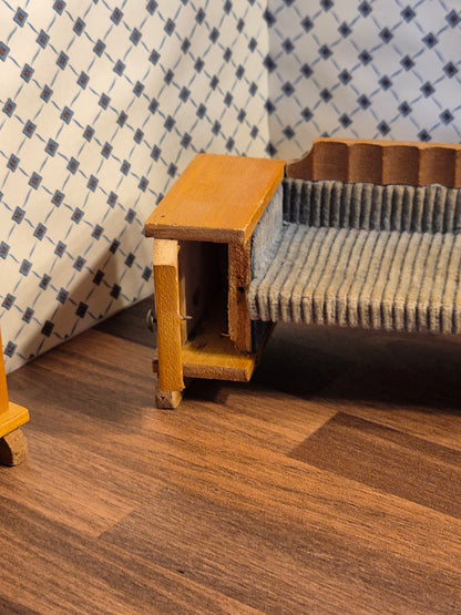 Vintage dukkehusmøbel sæt