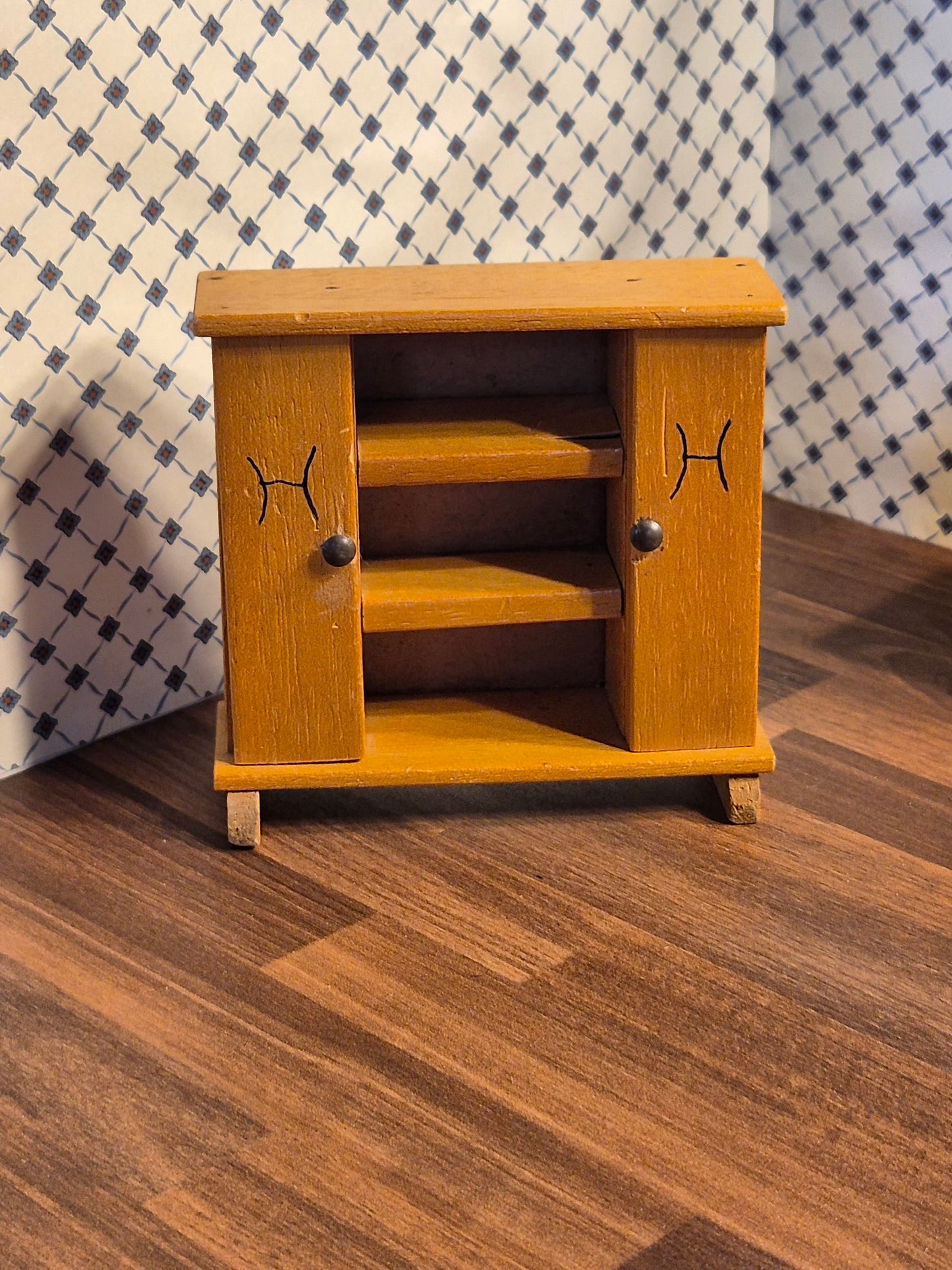 Vintage dukkehusmøbel sæt