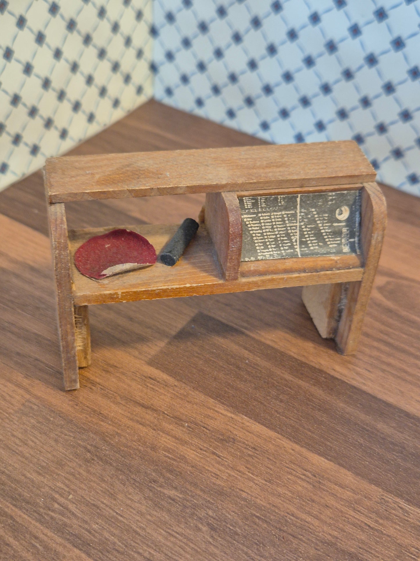 Vintage grammofonafspiller, ikke intakt.