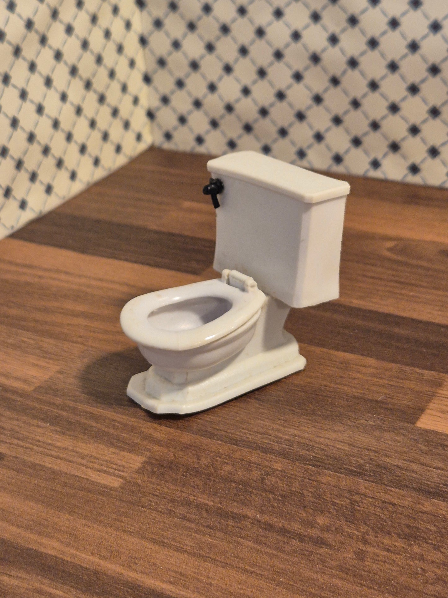 Renwal  toilet, skadet