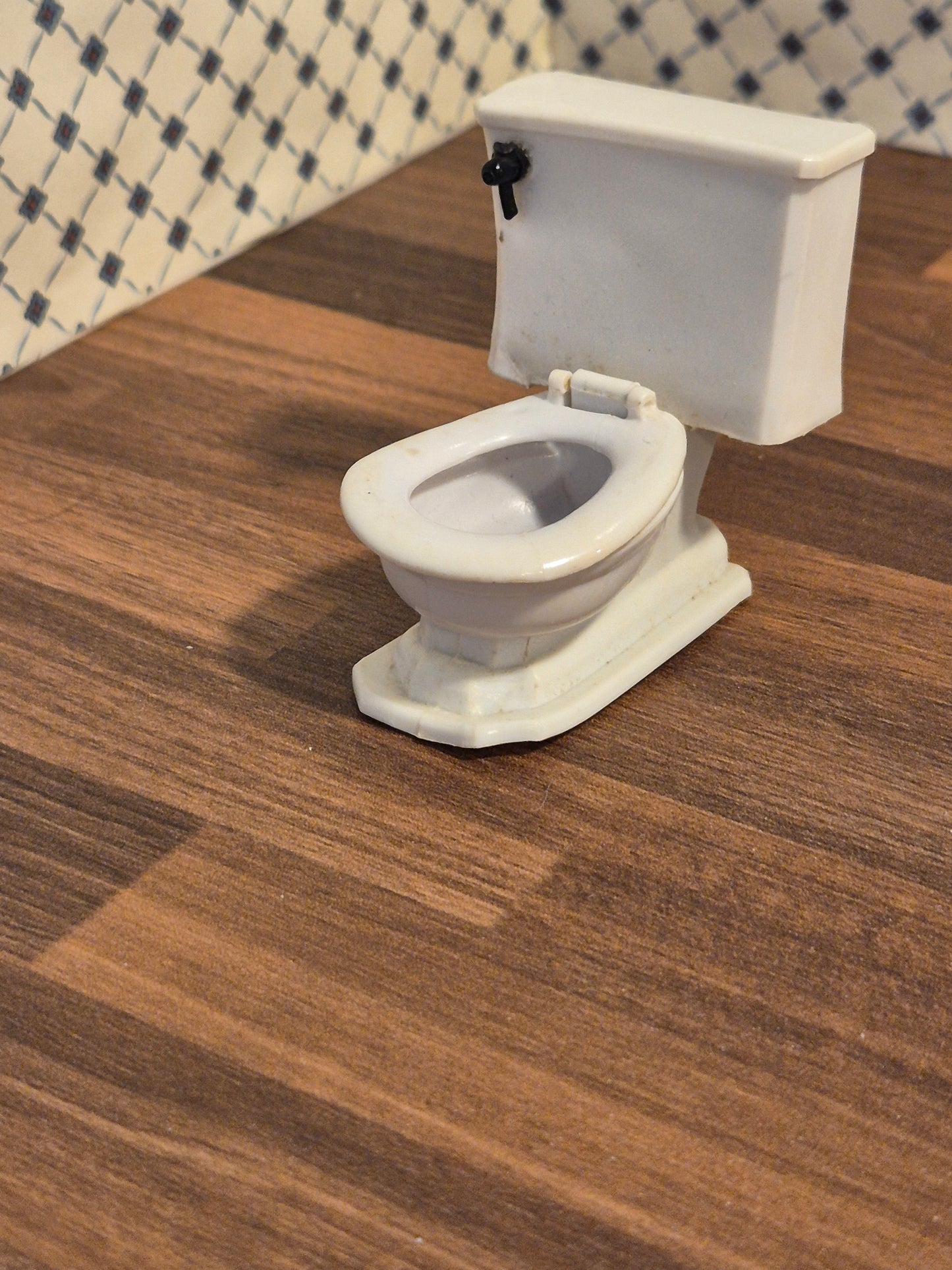 Renwal  toilet, skadet
