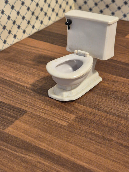 Renwal  toilet, skadet