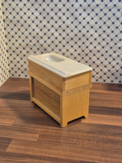 1:12 køkkenvask uden armatur