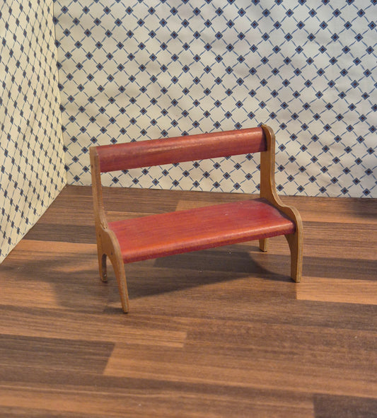 1:12 vintage bænk