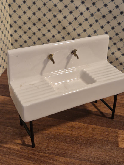 1:12 køkkenvask