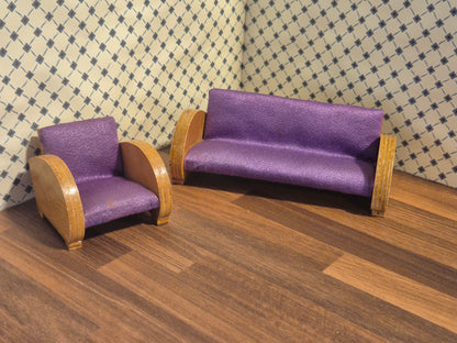 Vintage sofa og lænestol