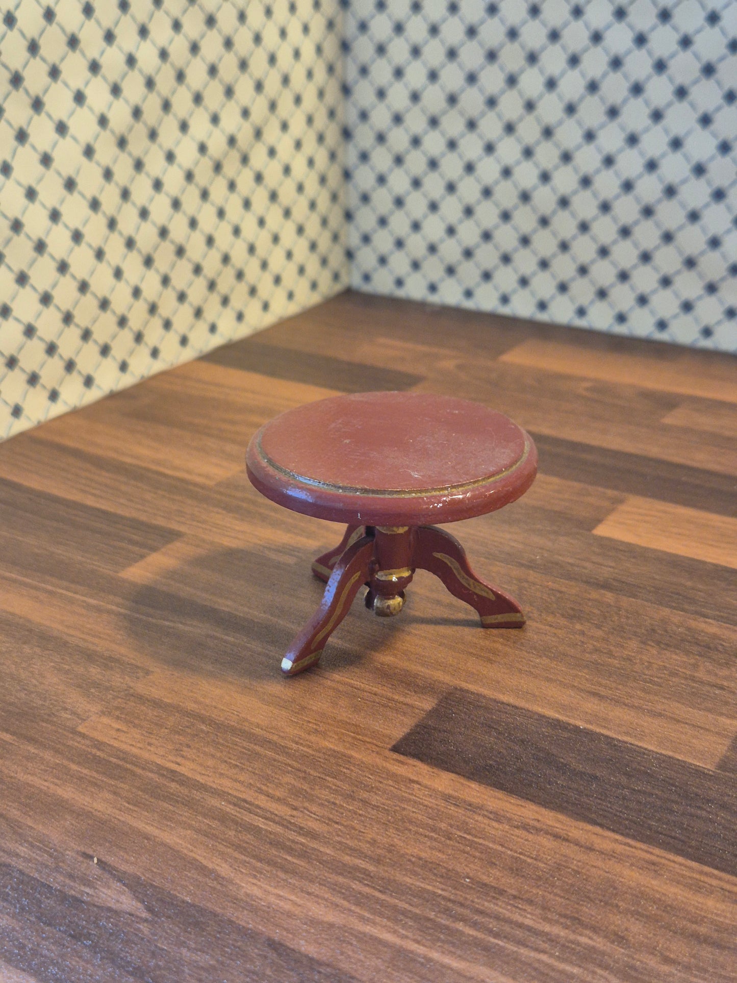 Vintage bord, malet