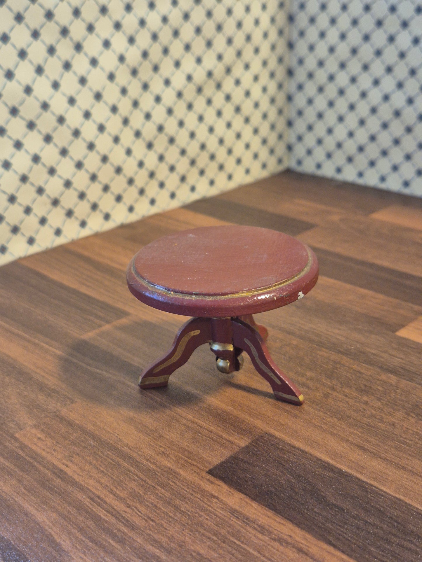 Vintage bord, malet