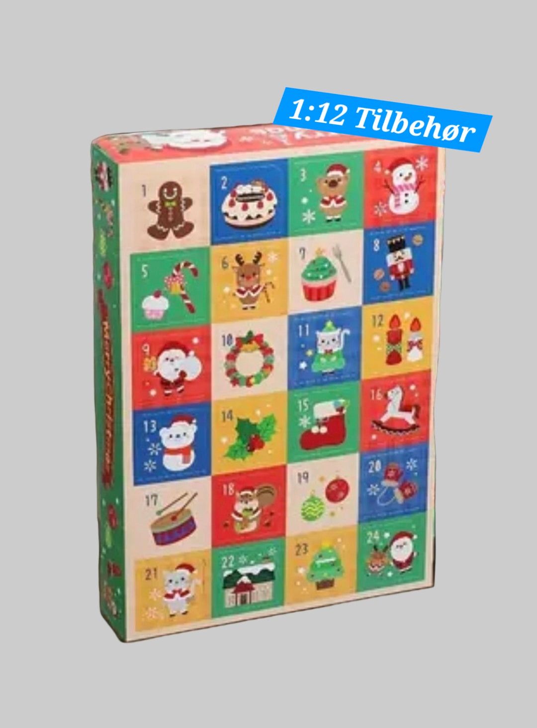 Julekalender / advent calender med 1:12 tilbehør