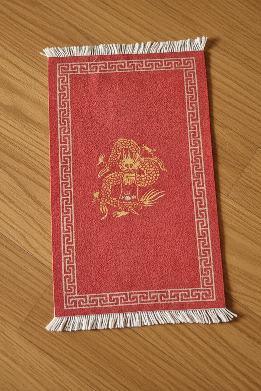 Lundby gulvtæppe, blyantstreger
