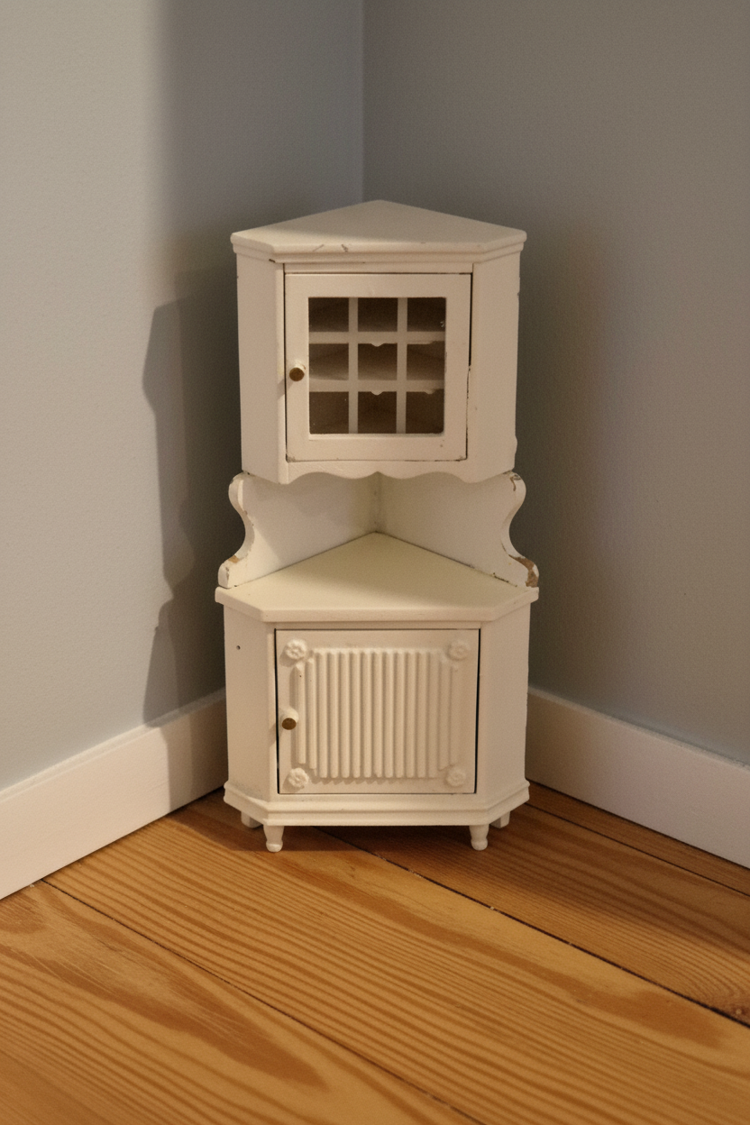 Lundby corner cabinet