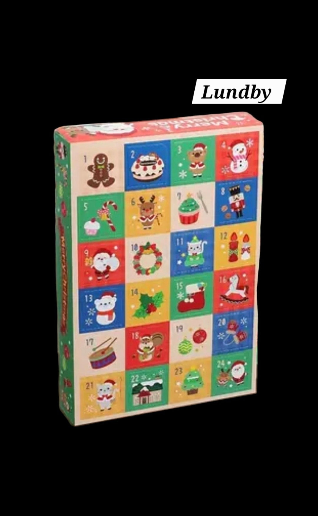 Julekalender / advent calender Lundby tilbehør